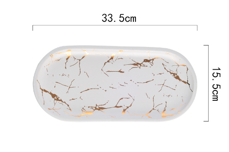 Nordic Style Fish Plate - Creative Ceramic Dish